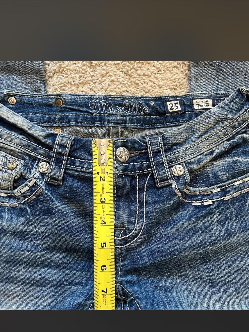 MissMe Low Rise Jeans - Picture 4 of 5